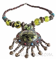 Indian ethnic necklace - click here for large view